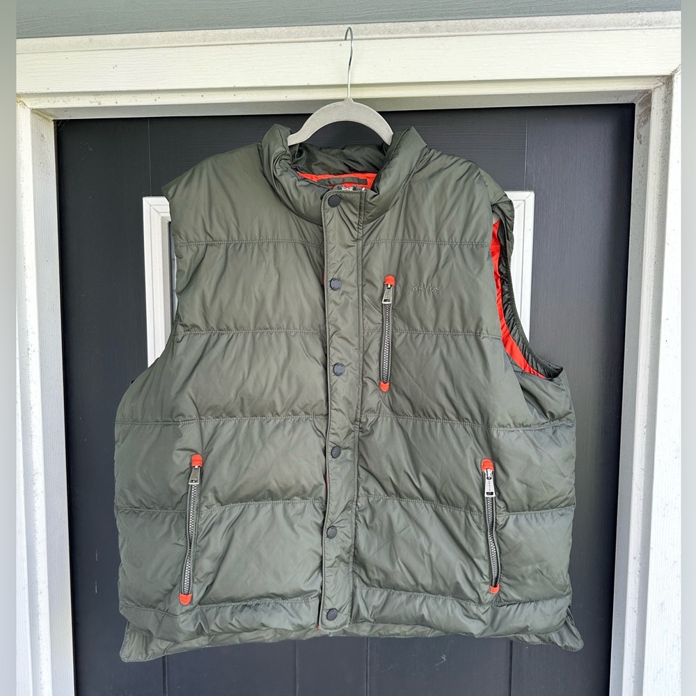 Orvis Goose Down Puffer Vest Size Mens XXL